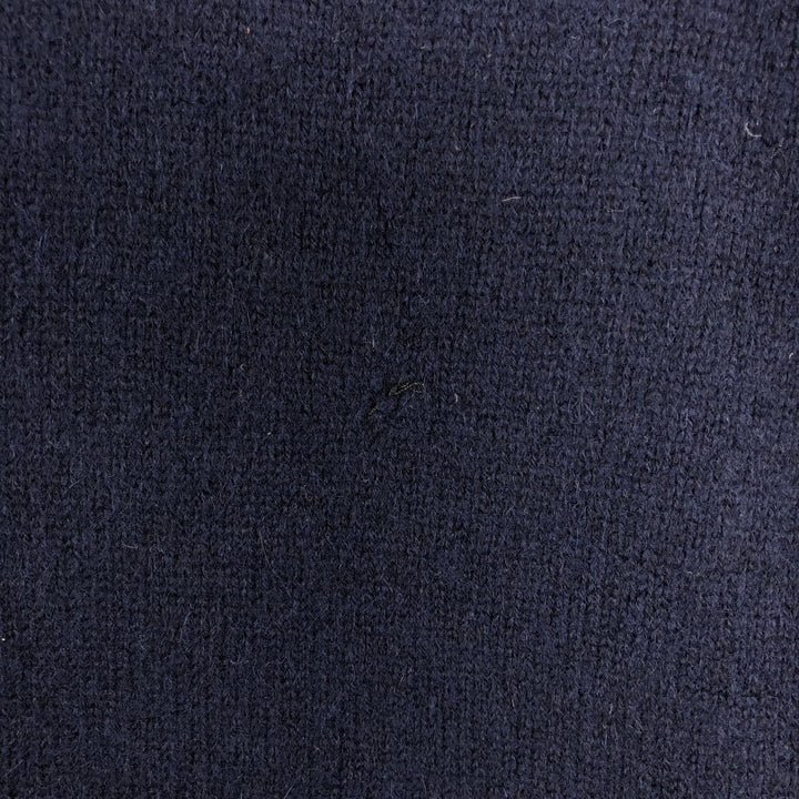 Tommy Hilfiger Cashmere Knit Sweater, Men's Size L Cashmere navy blue type Vintage Second Hand