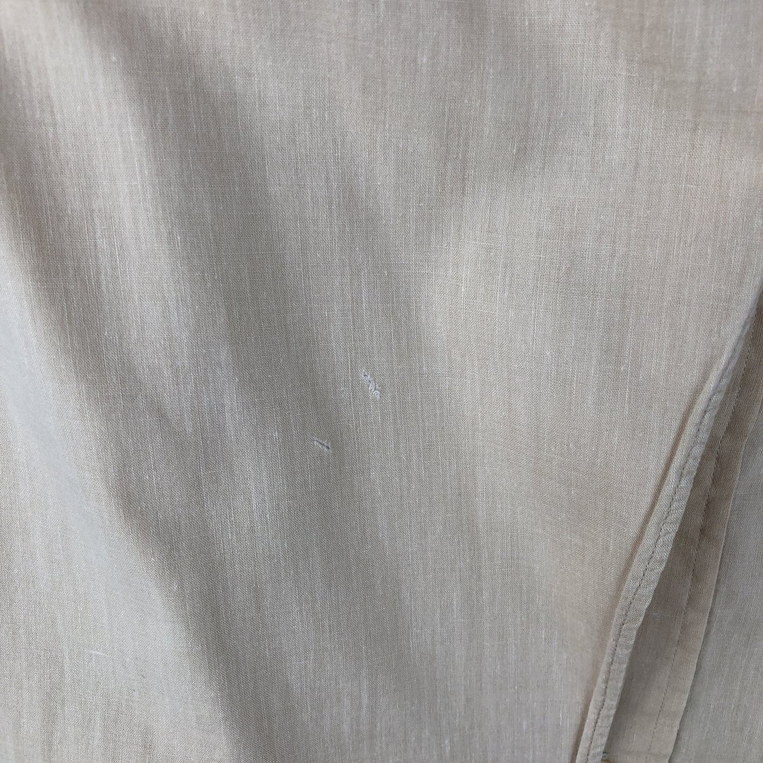 Ralph Lauren long sleeve button down shirt, men's size L cotton Beige type Vintage Second Hand