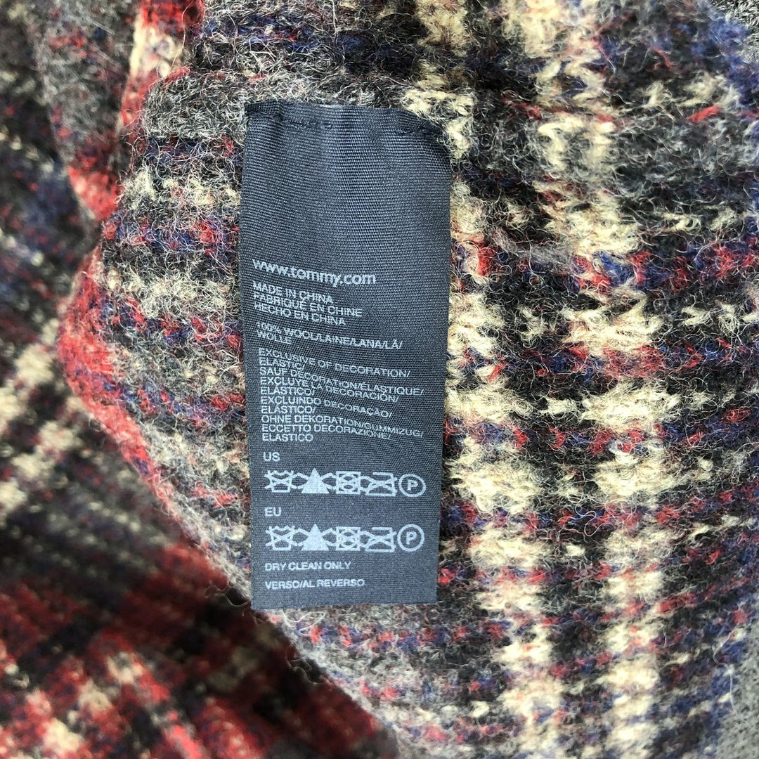 Tommy Hilfiger Driver's Knit Sweater, Men's Size L wool Charcoal Vintage Second Hand