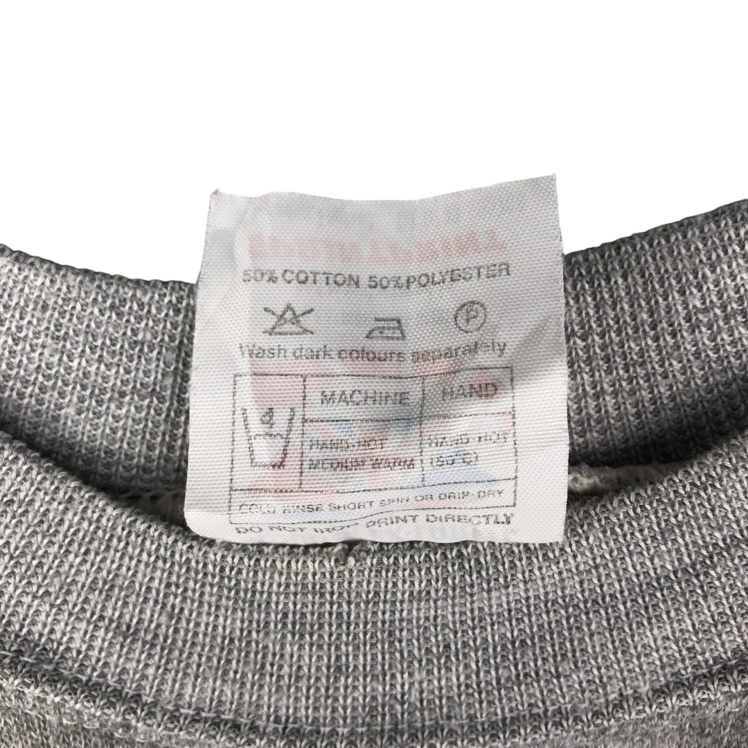 Vintage SPRINTPRINT White Park Cow Animal Pattern Sweatshirt, Made in the UK, Men's XL cotton gray type Vintage Second Hand