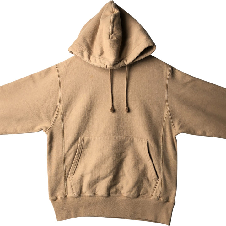 Champion Reverse Weave Reverse Weave Blank Sweatshirt Hoodie (Men's Size Small) cotton Beige type Vintage Second Hand