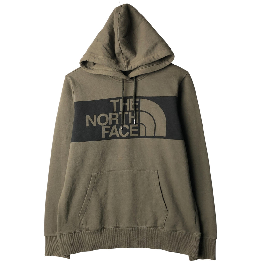 THE NORTH FACE Sweatshirt Pullover Hoodie Women's M size cotton Khaki type Vintage Second Hand
