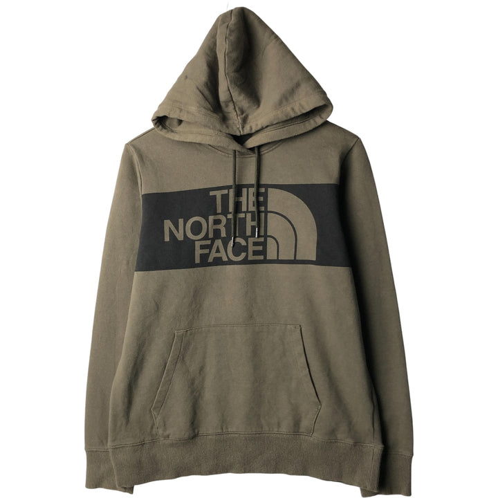 THE NORTH FACE Sweatshirt Pullover Hoodie Women's M size cotton Khaki type Vintage Second Hand