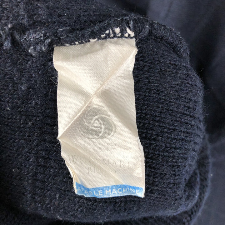 Lacoste Acrylic and Wool Knit Sweater, Size 6, Men's XL wool navy blue type Vintage Second Hand