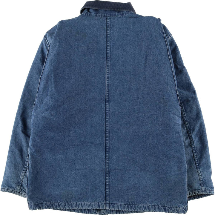 Dickies denim coveralls, men's size L unclear blue type Vintage Second Hand