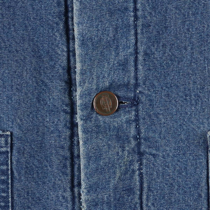 Dickies denim coveralls, men's size L unclear blue type Vintage Second Hand