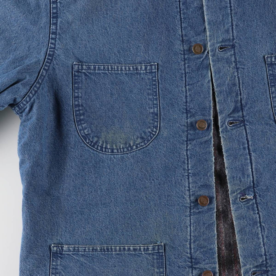 Dickies denim coveralls, men's size L unclear blue type Vintage Second Hand