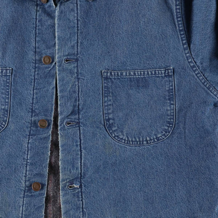 Dickies denim coveralls, men's size L unclear blue type Vintage Second Hand