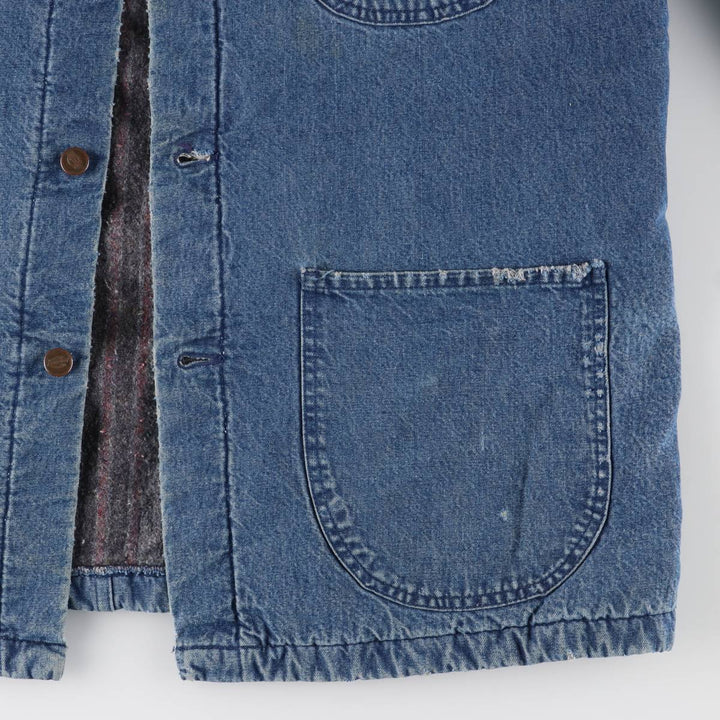 Dickies denim coveralls, men's size L unclear blue type Vintage Second Hand