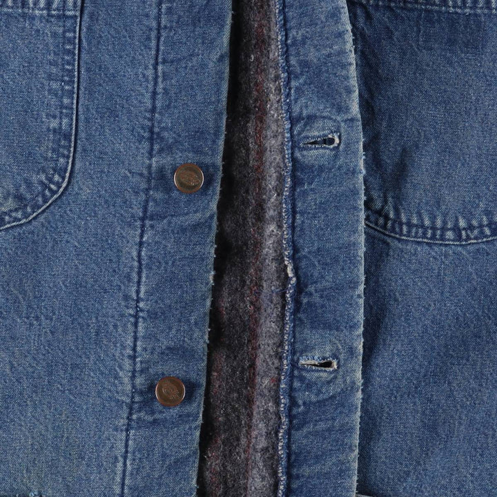 Dickies denim coveralls, men's size L unclear blue type Vintage Second Hand