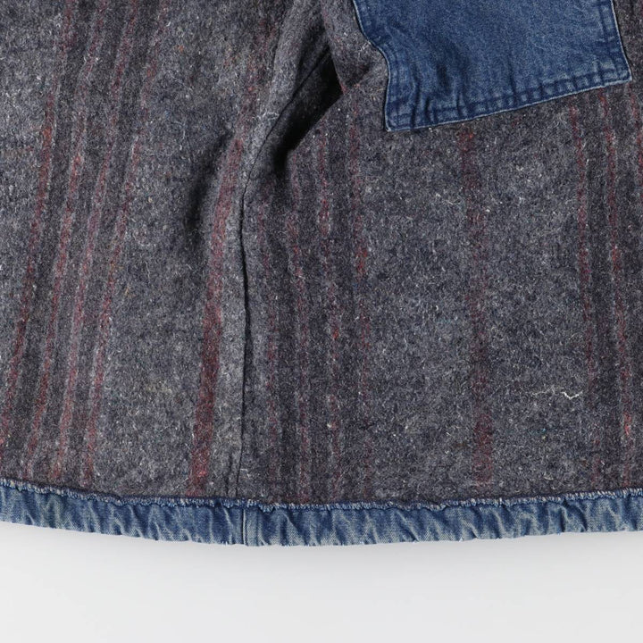 Dickies denim coveralls, men's size L unclear blue type Vintage Second Hand