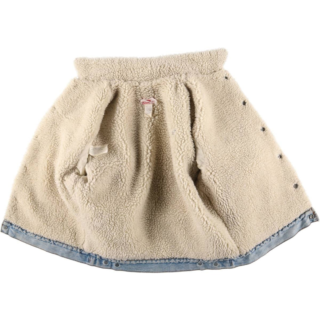 Vintage 1970'S Levi's padded denim jacket with orange tab, made in the USA, size L. cotton blue type Vintage Second Hand