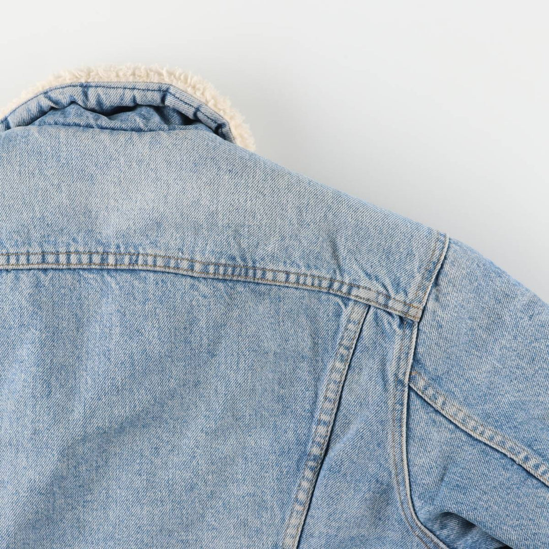 Vintage 1970'S Levi's padded denim jacket with orange tab, made in the USA, size L. cotton blue type Vintage Second Hand