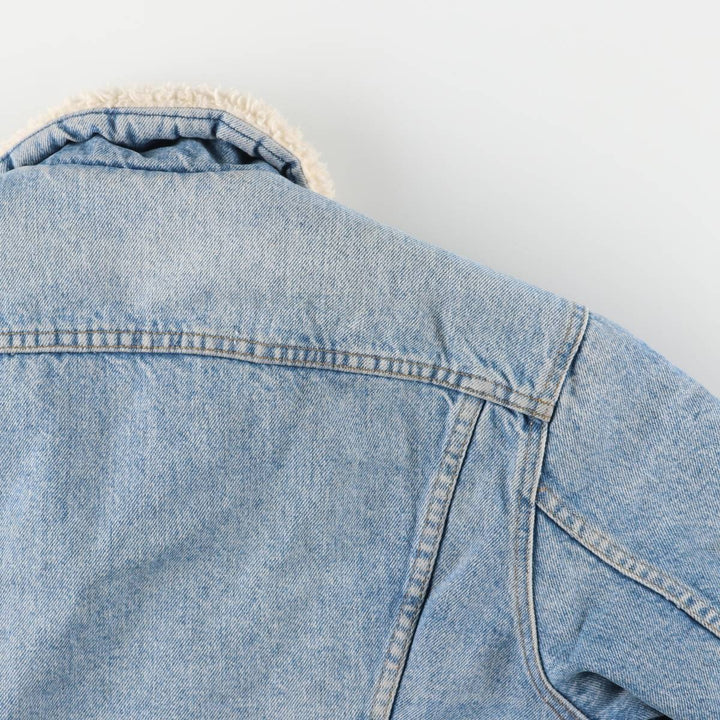 Vintage 1970'S Levi's padded denim jacket with orange tab, made in the USA, size L. cotton blue type Vintage Second Hand