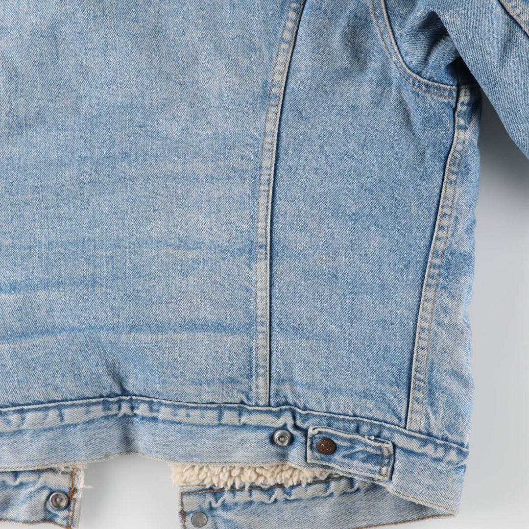 Vintage 1970'S Levi's padded denim jacket with orange tab, made in the USA, size L. cotton blue type Vintage Second Hand