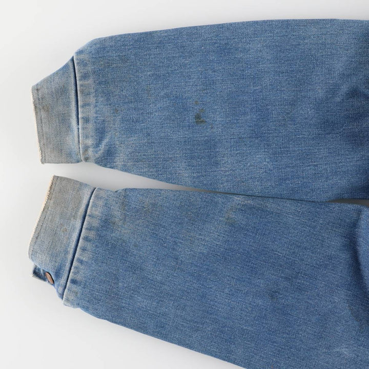 Vintage 1980'S Wrangler NO-FAULT DENIMS padded denim jacket, made in the USA, size M. cotton blue type Vintage Second Hand