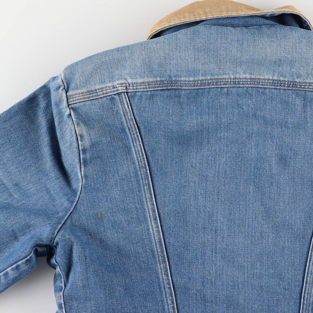 Vintage 1980'S Wrangler NO-FAULT DENIMS padded denim jacket, made in the USA, size M. cotton blue type Vintage Second Hand