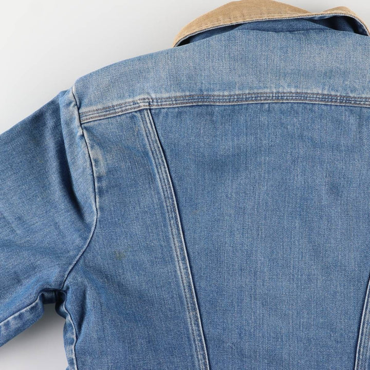 Vintage 1980'S Wrangler NO-FAULT DENIMS padded denim jacket, made in the USA, size M. cotton blue type Vintage Second Hand