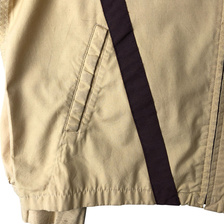 Vintage 60s-70'S PETERS Harrington Swing Jacket, Made in USA, Men's Size Medium Dacron Polyester ocher yellow type Vintage Second Hand