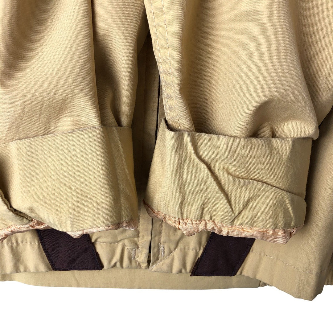 Vintage 60s-70'S PETERS Harrington Swing Jacket, Made in USA, Men's Size Medium Dacron Polyester ocher yellow type Vintage Second Hand