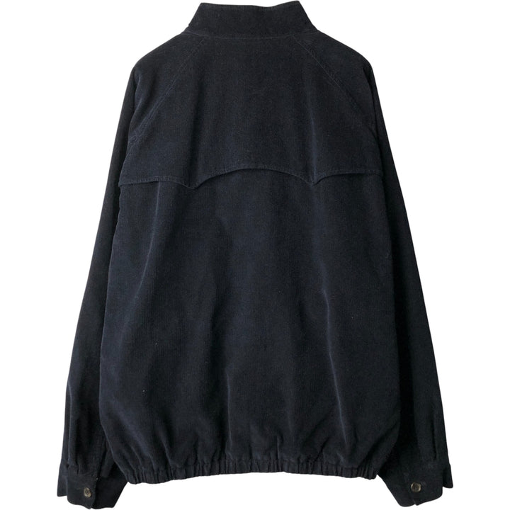 Brooks Brothers 346 Corduroy Harrington Jacket, Swing Top, Men's XXL cotton navy blue type Vintage Second Hand