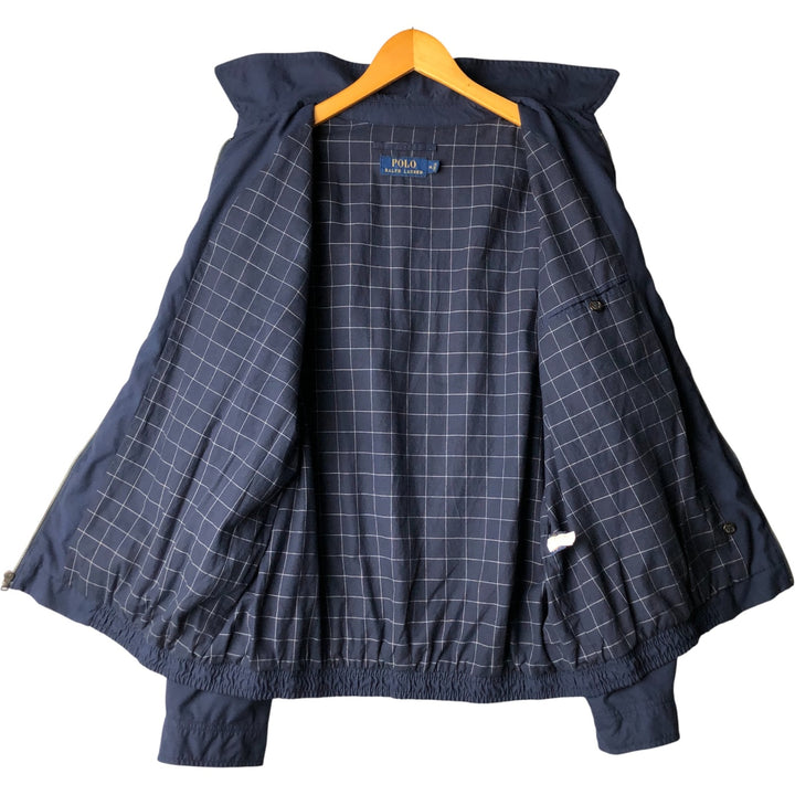 Ralph Lauren POLO RALPH LAUREN Swing Top Sports Jacket Men's XL polyester Navy blue Vintage Second Hand