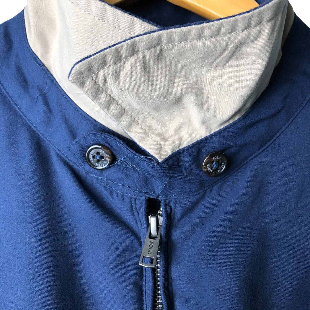 Ralph Lauren POLO RALPH LAUREN Swing Top Sports Jacket Men's XL polyester Navy blue Vintage Second Hand