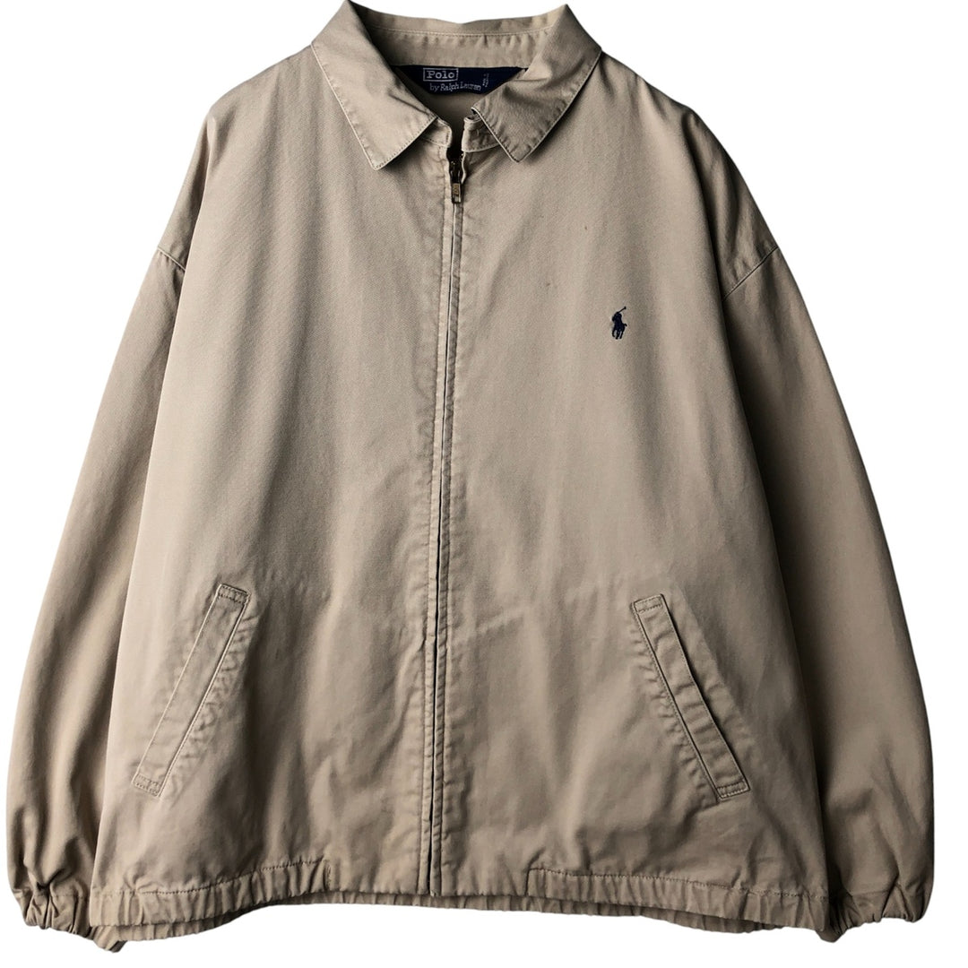 Ralph Lauren POLO by Ralph Lauren Swing Top Sports Jacket Men's XL cotton Beige type Vintage Second Hand