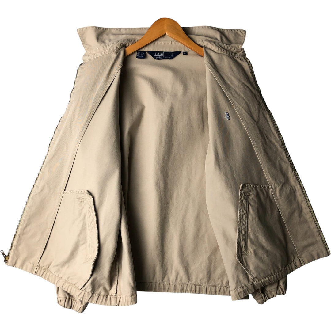 Ralph Lauren POLO by Ralph Lauren Swing Top Sports Jacket Men's XL cotton Beige type Vintage Second Hand