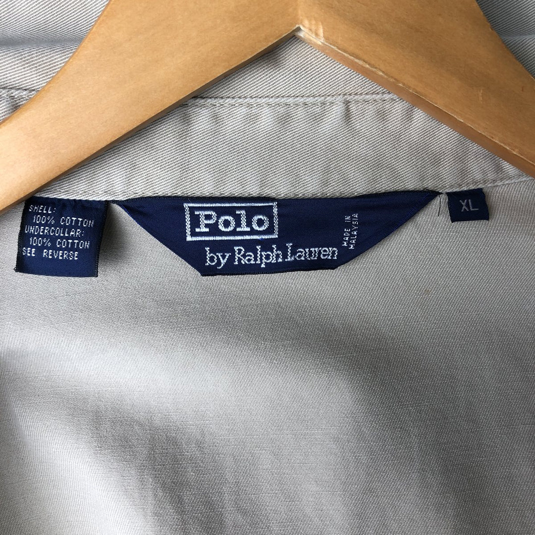 Ralph Lauren POLO by Ralph Lauren Swing Top Sports Jacket Men's XL cotton Beige type Vintage Second Hand