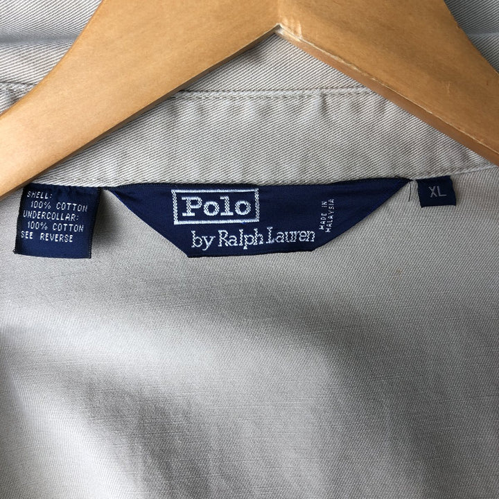 Ralph Lauren POLO by Ralph Lauren Swing Top Sports Jacket Men's XL cotton Beige type Vintage Second Hand