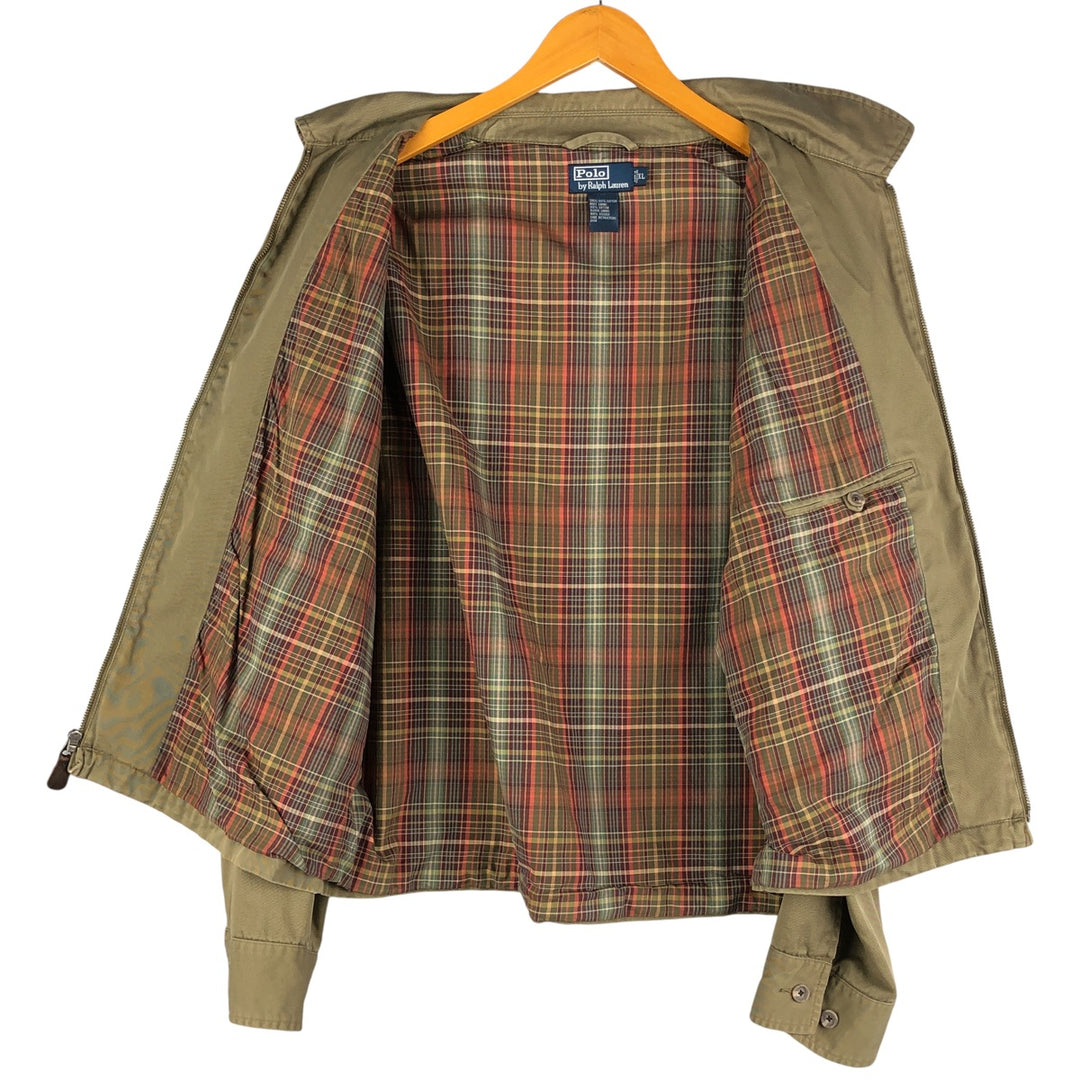 Ralph Lauren POLO by Ralph Lauren Swing Top Sports Jacket Men's XL cotton Khaki type Vintage Second Hand