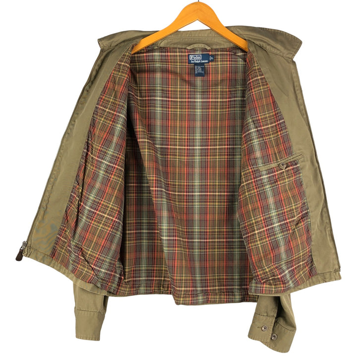 Ralph Lauren POLO by Ralph Lauren Swing Top Sports Jacket Men's XL cotton Khaki type Vintage Second Hand