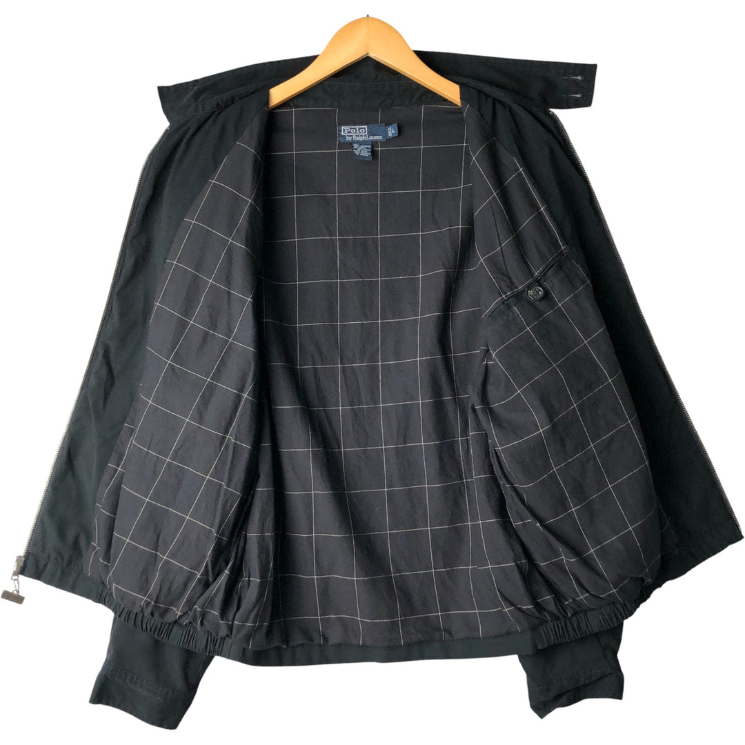 Ralph Lauren POLO by Ralph Lauren Harrington Jacket Swing Top Men's L size polyester black type Vintage Second Hand