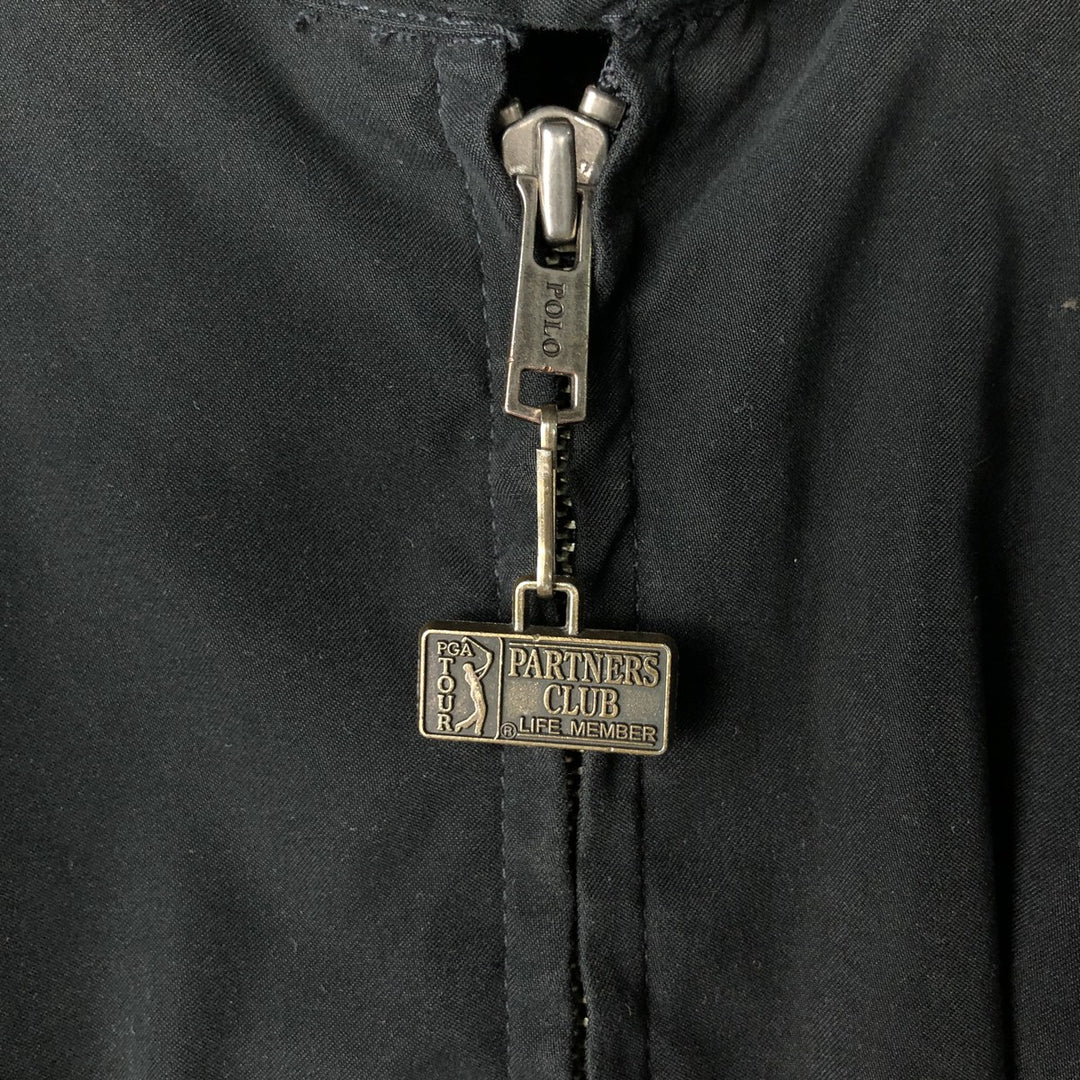 Ralph Lauren POLO by Ralph Lauren Harrington Jacket Swing Top Men's L size polyester black type Vintage Second Hand