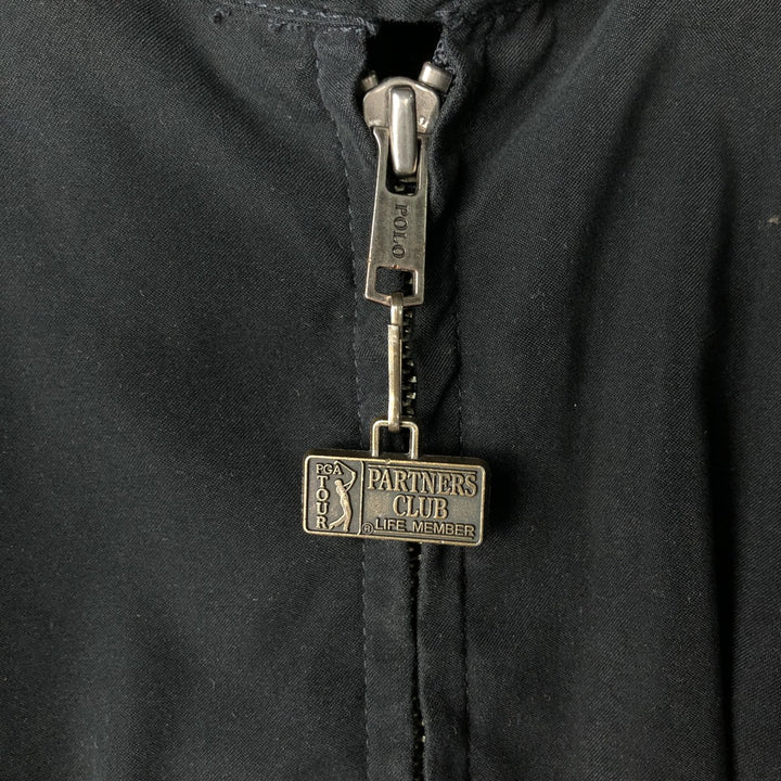Ralph Lauren POLO by Ralph Lauren Harrington Jacket Swing Top Men's L size polyester black type Vintage Second Hand