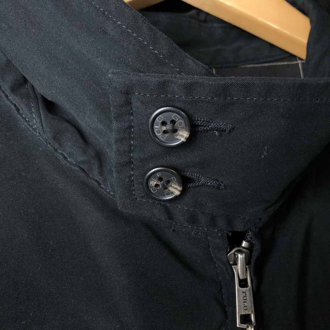 Ralph Lauren POLO by Ralph Lauren Harrington Jacket Swing Top Men's L size polyester black type Vintage Second Hand