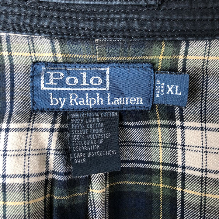 Ralph Lauren POLO by Ralph Lauren Swing Top Sports Jacket Men's XL cotton black type Vintage Second Hand