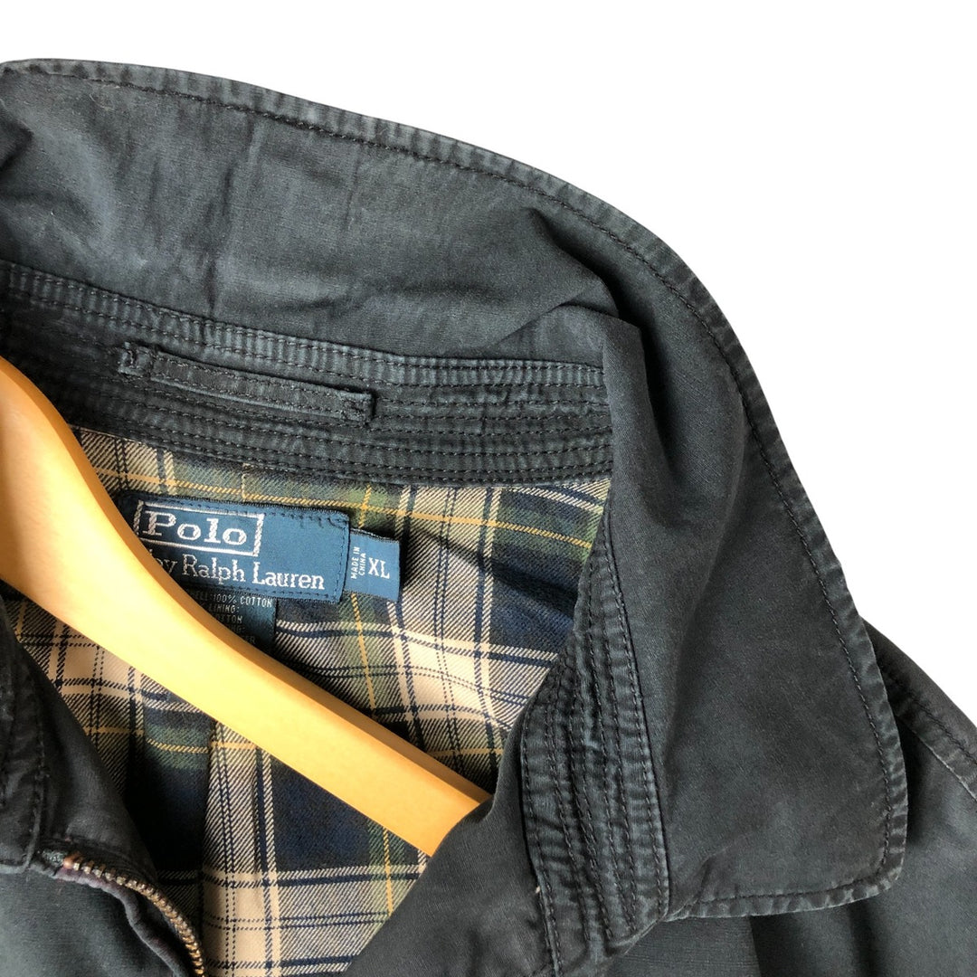 Ralph Lauren POLO by Ralph Lauren Swing Top Sports Jacket Men's XL cotton black type Vintage Second Hand