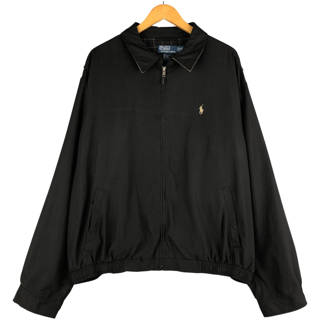 Ralph Lauren POLO by Ralph Lauren Swing Top Sports Jacket Men's XXL polyester black type Vintage Second Hand