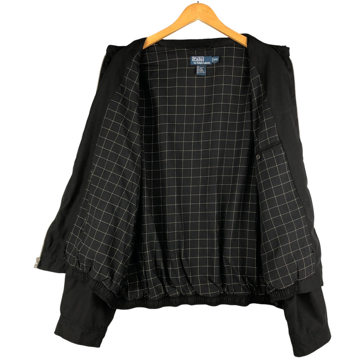 Ralph Lauren POLO by Ralph Lauren Swing Top Sports Jacket Men's XXL polyester black type Vintage Second Hand