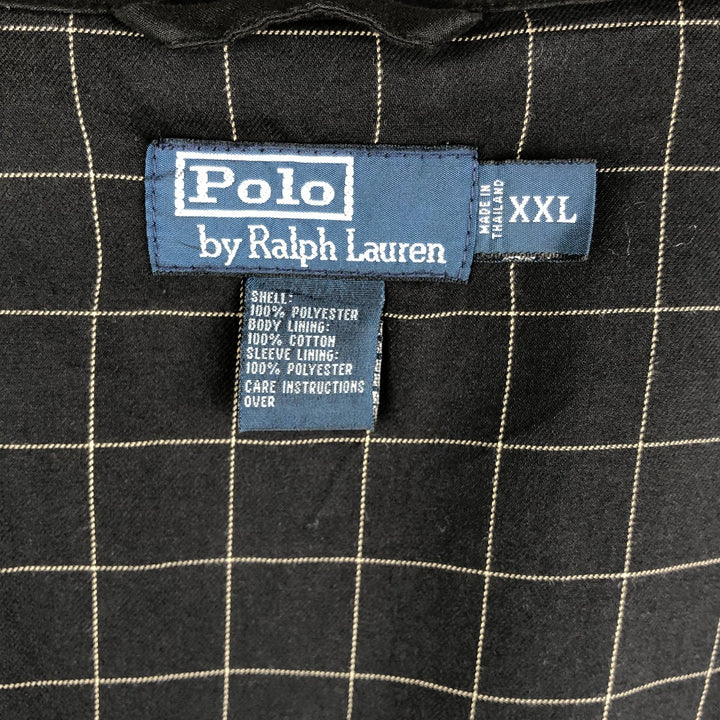 Ralph Lauren POLO by Ralph Lauren Swing Top Sports Jacket Men's XXL polyester black type Vintage Second Hand