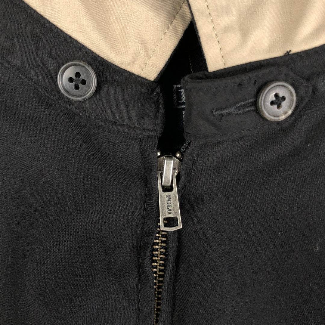 Ralph Lauren POLO by Ralph Lauren Swing Top Sports Jacket Men's XXL polyester black type Vintage Second Hand