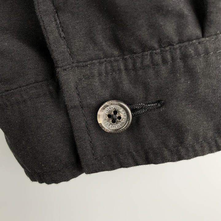 Ralph Lauren POLO by Ralph Lauren Swing Top Sports Jacket Men's XXL polyester black type Vintage Second Hand