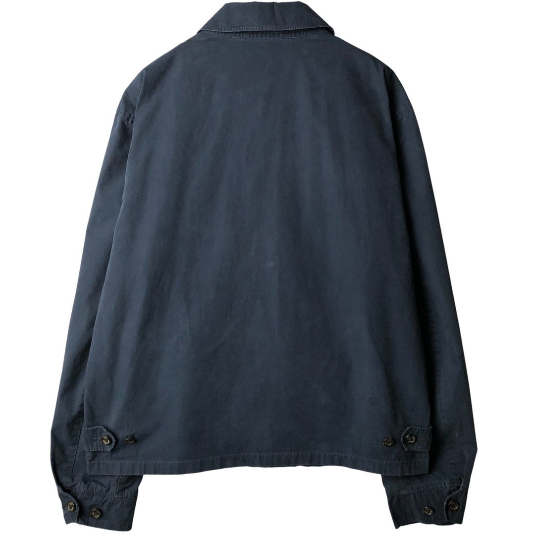 Ralph Lauren POLO RALPH LAUREN Swing Top Sports Jacket Men's XL cotton navy blue type Vintage Second Hand