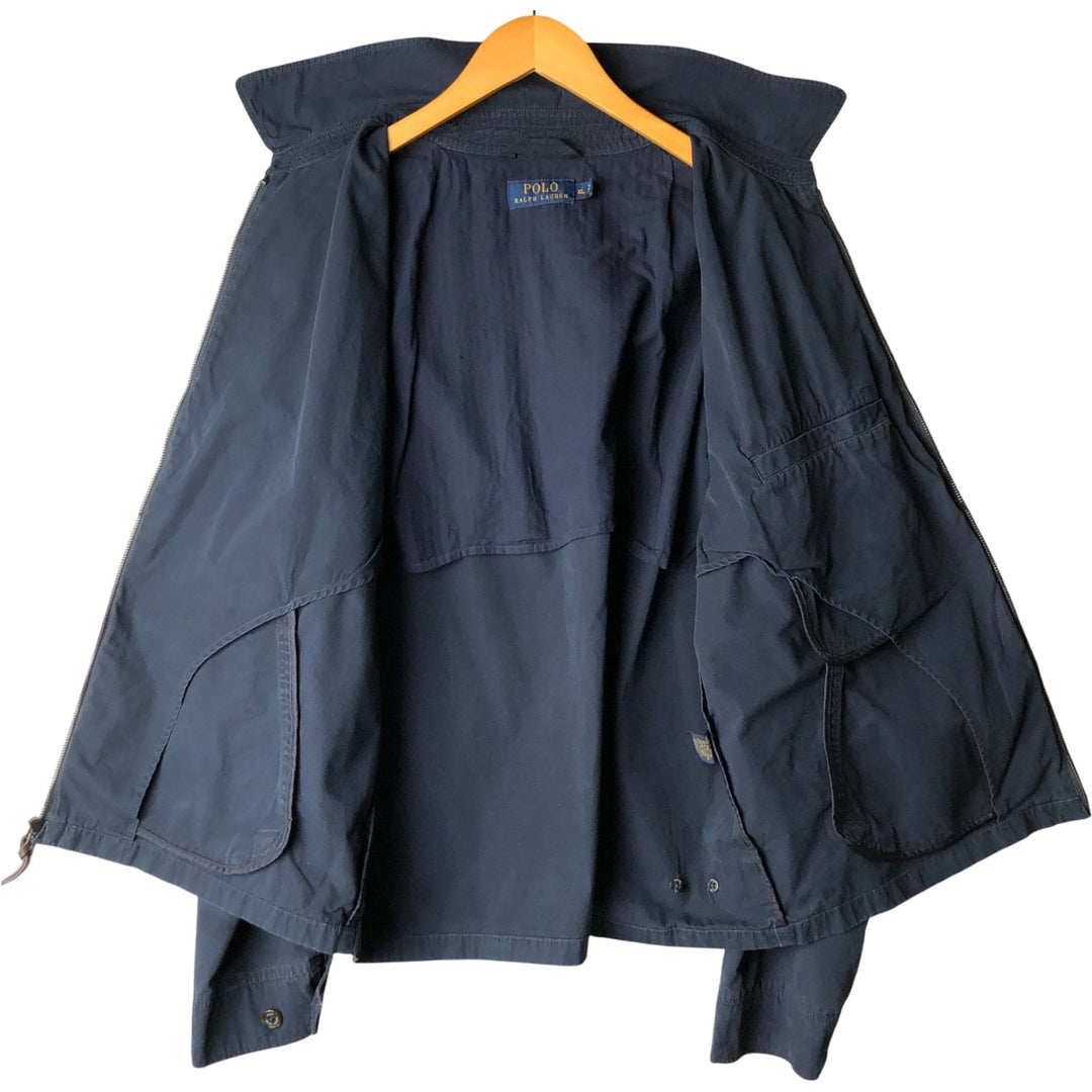 Ralph Lauren POLO RALPH LAUREN Swing Top Sports Jacket Men's XL cotton navy blue type Vintage Second Hand