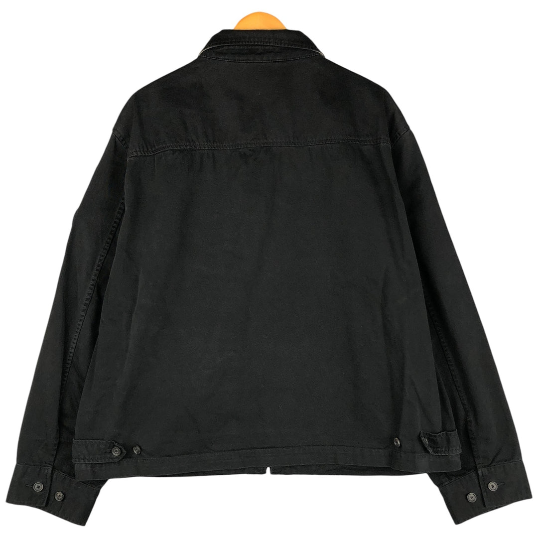 Ralph Lauren POLO by Ralph Lauren Swing Top Sports Jacket Men's XXL cotton black type Vintage Second Hand
