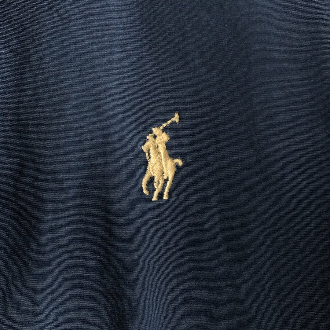 Ralph Lauren POLO by Ralph Lauren Harrington Jacket Swing Top Men's L size cotton navy blue type Vintage Second Hand