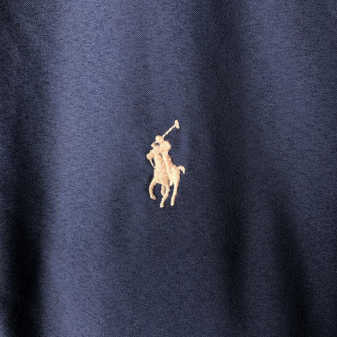 Ralph Lauren POLO RALPH LAUREN Swing Top Sports Jacket Men's L size polyester black type Vintage Second Hand