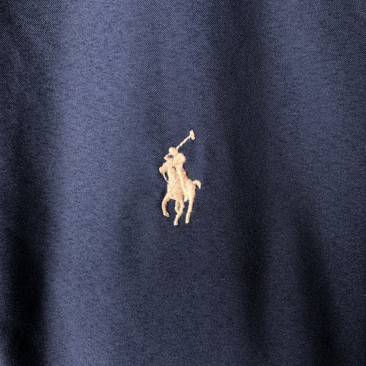 Ralph Lauren POLO RALPH LAUREN Swing Top Sports Jacket Men's L size polyester black type Vintage Second Hand